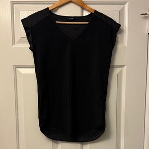 Express Black V-Neck Blouse